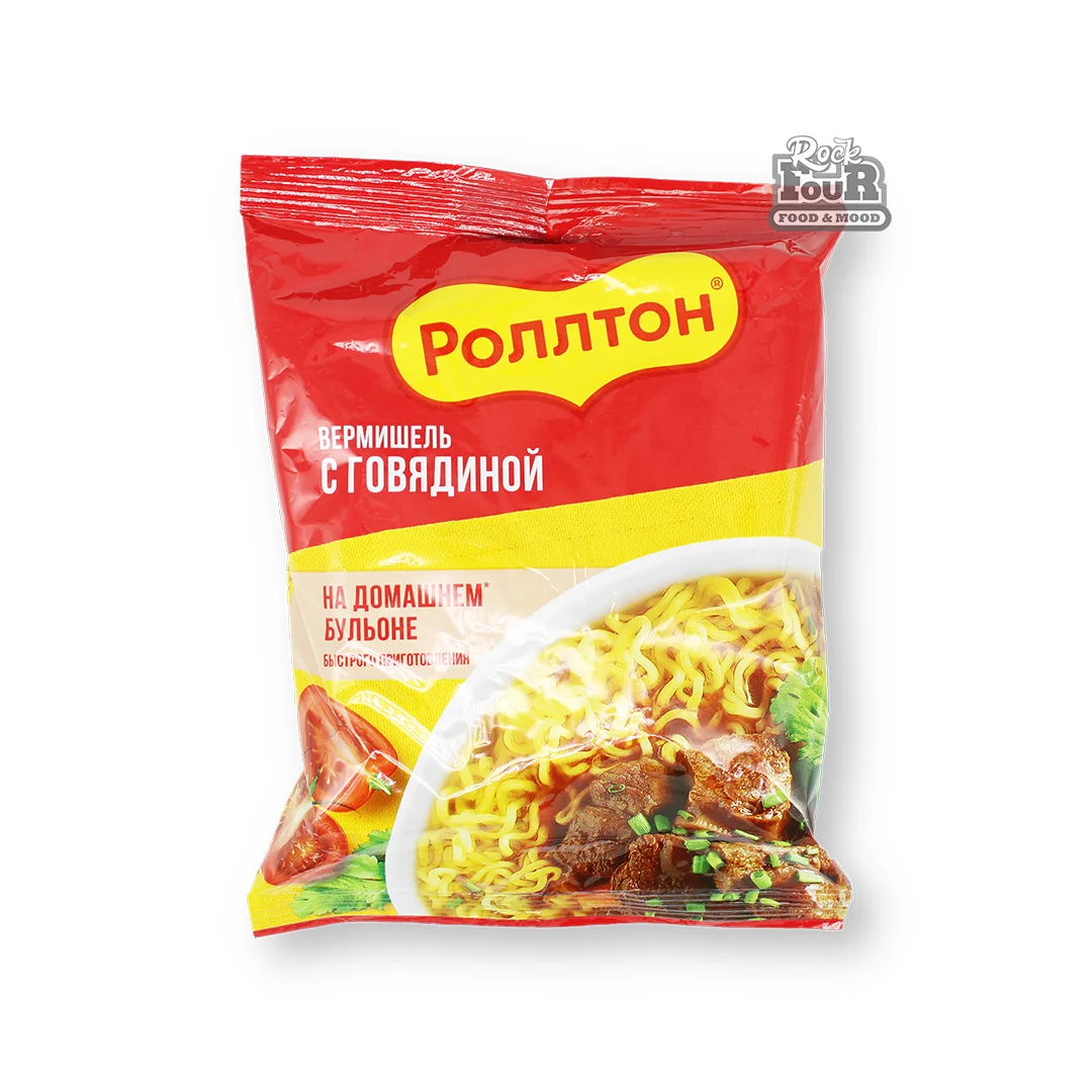 Vermicelli "Rollton" with beef 60g